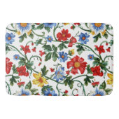 Bloom Moedig | Levendig Bloemenbadmat Badmat (Voorkant)