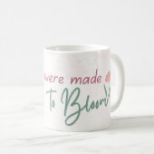 Bloom Mok | Bloemige Quote Beker (Voorkant rechts)