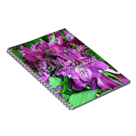 Bloom Monogram notebook Notitieboek (Rechterzijde)