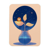 Bloom Mystic Night Uil Tuin Magneet (Verticaal)