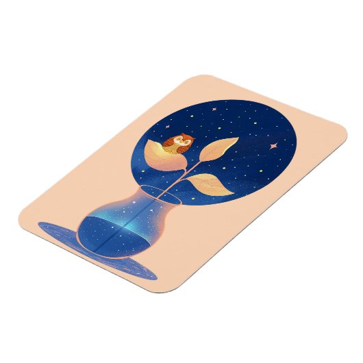 Bloom Mystic Night Uil Tuin Magneet (Linkerzijde)