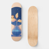 Bloom Mystic Night Uil Tuin Persoonlijk Skateboard (Voorkant)