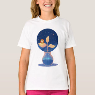 Bloom Mystic Night Uil Tuin T-shirt