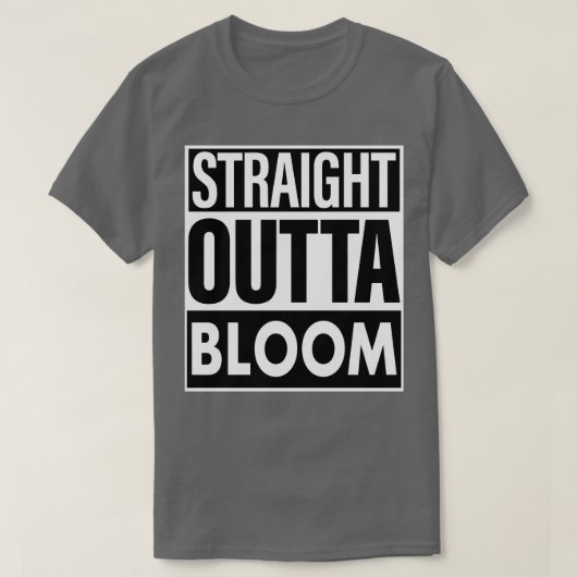 Bloom Naam Rechtstreeks Uit Bloom T-shirt (Design voorkant)