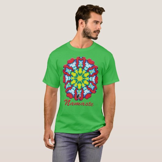 Bloom Namaste Kaleidoscoop T-shirt (Voorkant volledig)