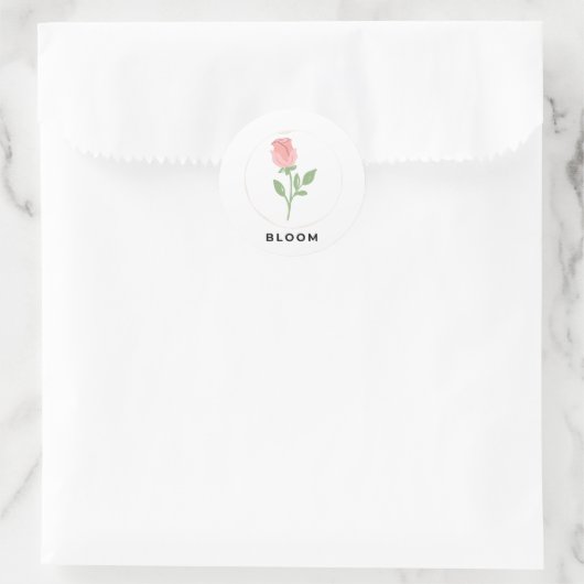 Bloom – Natuur-geïnspireerde Sticker (Tas)
