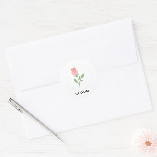Bloom – Natuur-geïnspireerde Sticker (Envelop)