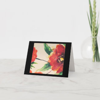 Bloom Notecard met Poppy op voorzijde Kaart