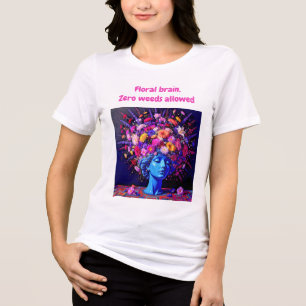 Bloom of Eternity – Een kleurrijk surrealistisch p Tri-Blend Shirt