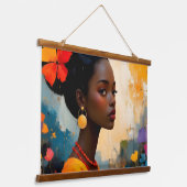 Bloom Of Grace Muurkunst & Decoratie  Hangend Wandkleed (Gebogen)