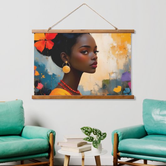 Bloom Of Grace Muurkunst & Decoratie  Hangend Wandkleed (Woonkamer)