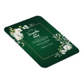 Bloom of Love Magnet bruiloft uitnodiging Magneet (Rechterzijde)