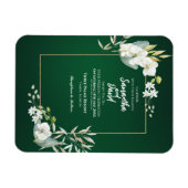 Bloom of Love Magnet bruiloft uitnodiging Magneet (Horizontaal)