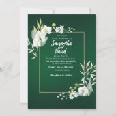 Bloom Of Love Uitnodiging voor het Huwelijk (Voorkant)