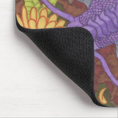 Bloom Paarse Dragon Muismat (Hoek)