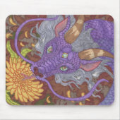 Bloom Paarse Dragon Muismat (Voorkant)