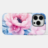 Bloom Pastel Petals Waterverf Case-Mate iPhone Case (Achterkant (horizontaal))
