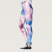 Bloom Pastel Petals Waterverf Leggings (Links)