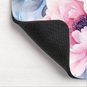 Bloom Pastel Petals Waterverf Muismat (Hoek)