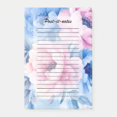 Bloom Pastel Petals Waterverf Post-it® Notes (Voorkant)