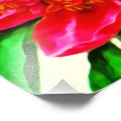  Bloom Peonies Floral Waterverf Foto Afdruk (Hoek)
