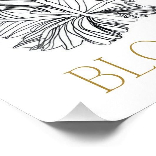 BLOOM Print Foto Afdruk (Hoek)