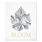 BLOOM Print Foto Afdruk (Voorkant)