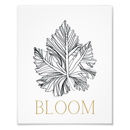 BLOOM Print Foto Afdruk (Voorkant)