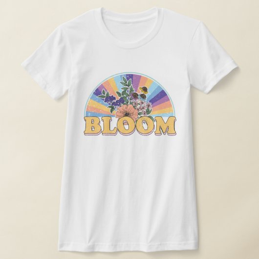 Bloom Retro Floral T-shirt (Laagn)