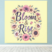 Bloom & Rise Canvas Afdruk (Insitu (Houten vloer))