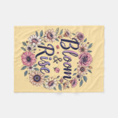 Bloom & Rise Fleece Deken (Voorkant (Horizontaal))