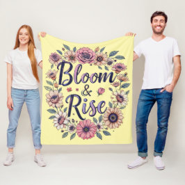 Bloom & Rise Fleece Deken
