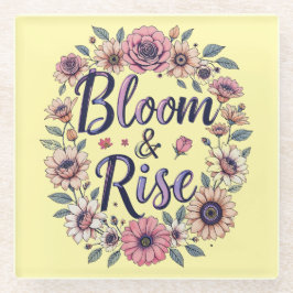 Bloom & Rise Glazen Onderzetter