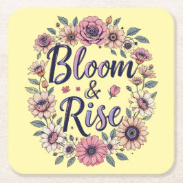 Bloom & Rise Kartonnen Onderzetters