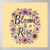 Bloom & Rise Poster (Voorkant)