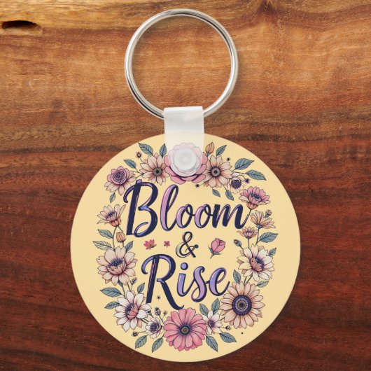 Bloom & Rise Sleutelhanger (Achterkant)