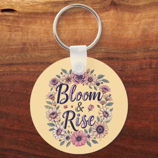 Bloom & Rise Sleutelhanger (Voorkant)