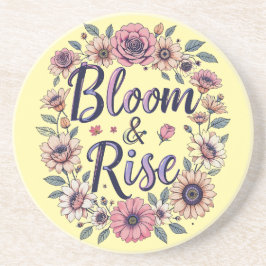 Bloom & Rise Zandsteen Onderzetter
