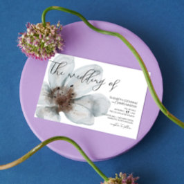 Bloom · Romantisch Modern Floral · Elegant Script Kaart