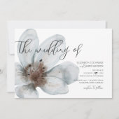 Bloom · Romantisch Modern Floral · Elegant Script Kaart (Voorkant)