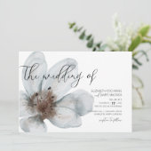 Bloom · Romantisch Modern Floral · Elegant Script Kaart (Staand voorkant)