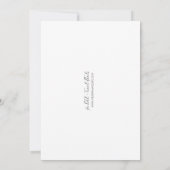 Bloom · Romantisch Modern Floral · Elegant Script Save The Date (Achterkant)