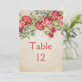 Bloom Rozen Tafelkaart Kaart (Staand voorkant)