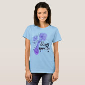 Bloom Rustig Dames Grafische T-Shirt | Zachte Mini (Voorkant volledig)