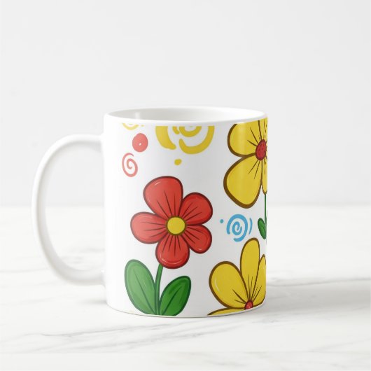 Bloom & Sip Bloemen Mok (Links)