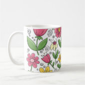 Bloom & Sip Bloemenkopje Koffiemok (Links)