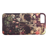 Bloom Skull Case-Mate iPhone Case (Achterkant (Horizontaal))