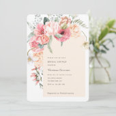 Bloom spring bloemen tuinbloem kaart (Staand voorkant)