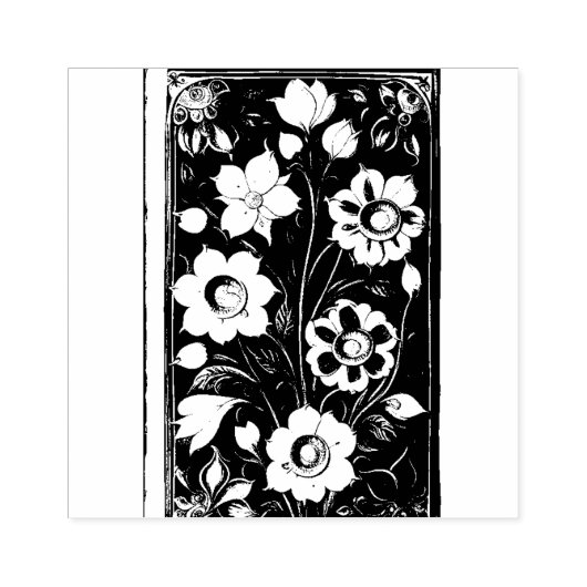 "Bloom & Stamp" Rubberstempel (Afrduk)