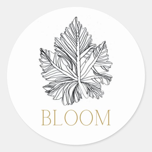 BLOOM STICKER (Voorkant)